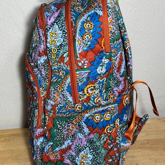 Vera Bradley Large Bancroft Backpack in Flowers and Feathers NWT main image 6